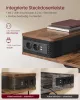 VASAGLE Smart Elektromos Állítható Magasságú Íróasztal Monitortartóval Vintage Barna