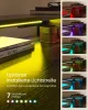 VASAGLE Smart Elektromos Állítható Magasságú Íróasztal Monitortartóval Vintage Barna