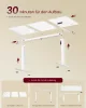 VASAGLE LSD314WZ03 elektromosan állítható magasságú íróasztal felhőfehér 140 x 60 cm