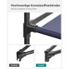 SONGMICS Hordozható Szövet Ruhásszekrény Sötétkék 12 Rekesszel