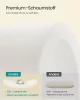 SONGMICS LSF297LH01 tároló puff bársony krémfehér 110 L