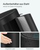 SONGMICS Soft-Close Fürdőszobai Pedálos Szemetes 3L Fekete Acél
