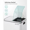 SONGMICS 2 x 15 literes pedálos szemeteskuka acél fehér szelektív hulladékgyűjtő