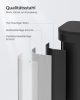 SONGMICS Pedálos Szemeteskuka 20L Acél Fekete Soft-Close