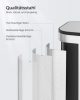 SONGMICS Pedálos Szemeteskuka 20L Rozsdamentes Acél Soft-Close Ezüst