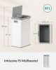 SONGMICS Szenzoros Kuka 68L Automata Acél Felhőfehér