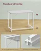 VASAGLE íróasztal 100 x 50 x 76 cm juharfehér és felhőfehér állítható lábakkal