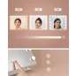   SONGMICS LWM002W02 LED-es sminktükör 15 izzóval matt fehér érintésvezérléssel