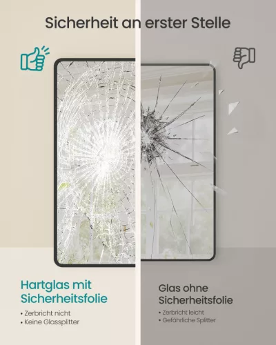 SONGMICS fali tükör téglalap alakú alumínium kerettel 91 x 61 cm biztonsági fóliával tintafekete