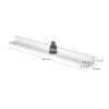 SONGMICS Magasfényű Lebegő Fali Polc Szett Fehér 80 cm