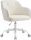 SONGMICS OBG019W01 Ergonomikus Forgószék Sherpa Szövettel Krémfehér