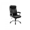 SONGMICS OBG21B Ergonomikus Irodai Szék Fekete PU Bőr