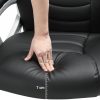 SONGMICS OBG21B Ergonomikus Irodai Szék Fekete PU Bőr