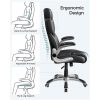 SONGMICS Racing Gamer Szék Fekete Ergonomikus Irodai Szék