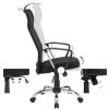 SONGMICS Ergonomikus Irodai Szék Párnázott Szövet Fekete