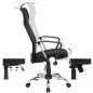 SONGMICS Ergonomikus Irodai Szék Párnázott Szövet Fekete