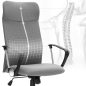 SONGMICS Ergonomikus Irodai Szék Szürke Szövet Párnázott Üléssel