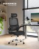 SONGMICS Ergonomikus Irodai Szék Hálós Háttámlával Fekete