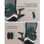 SONGMICS OBN065B01 Ergonomikus Állítható Irodai Szék Hálós Háttámlával - Fekete