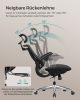 SONGMICS Premium Ergonomikus Irodai Szék Állítható Háttámlával Fekete