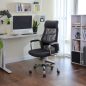 SONGMICS Ergonomikus Hálós Irodai Szék Fejtámasszal Fekete