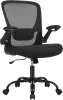 SONGMICS Ergonomikus Irodai Szék Hálós Háttámlával Fekete