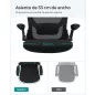   SONGMICS Ergonomikus Irodai Szék Hálós Háttámlával Fekete