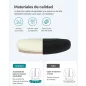   SONGMICS Ergonomikus Irodai Szék Hálós Háttámlával Fekete