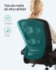 SONGMICS Ergonomikus Irodai Szék Hálós Háttámlával Fekete