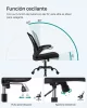 SONGMICS Ergonomikus Irodai Szék Hálós Háttámlával Fekete