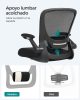 SONGMICS Ergonomikus Irodai Szék Hálós Háttámlával Fekete
