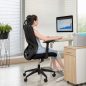 SONGMICS Ergonomikus Irodai Szék Állítható Fejtámlával Fekete