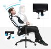 SONGMICS Ergonomikus Irodai Szék Állítható Fejtámlával Fekete