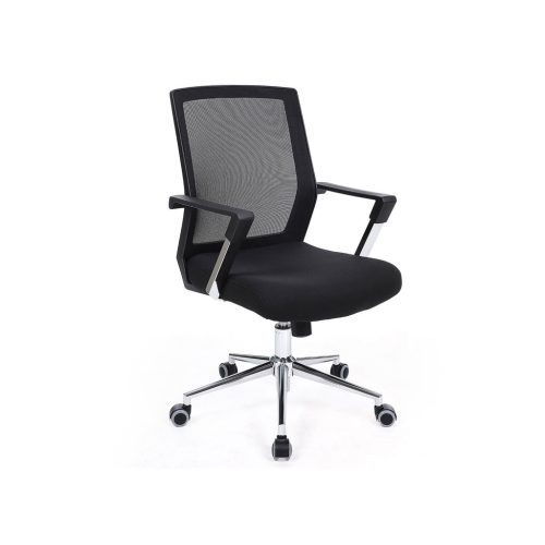 SONGMICS Ergonomikus Hálós Irodai Szék Fekete