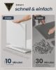 SONGMICS HOME Minimál Macska WC Szekrény Dohányzóasztal Hófehér