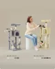 Feandrea PCT161M01 Többszintes Macska Bútor Bézs Plüss Játszótorony