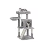 FEANDREA Nagyméretű Macskabútor Széles Pihenővel Világosszürke