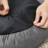 FEANDREA Fánk Alakú Kisállat Fekhely Sötétszürke Plüss Kutyaágy