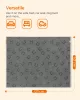 Feandrea vízálló kutyatakaró sherpa fleece anyagból kis és közepes kutyáknak, macskáknak 127 x 101 cm szürke