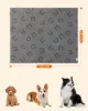 Feandrea vízálló kutyatakaró sherpa fleece anyagból közepes és nagy kutyáknak, macskáknak 152 x 127 cm XL géppel mosható kétoldalas kanapévédő szürke