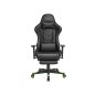 SONGMICS RCG070C01 Ergonomikus Gamer Szék Lábtartóval Fekete-Zöld