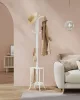 SONGMICS Álló Fém Fogas Esernyőtartóval Gyöngyház Fehér 175 cm
