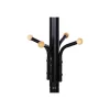 SONGMICS Elegáns Fém Ruhafogas Állvány Fekete 182 cm