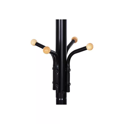 SONGMICS Elegáns Fém Ruhafogas Állvány Fekete 182 cm