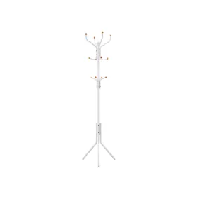   SONGMICS RCR19W álló fogas 182 cm fém krémfehér 12 akasztóval