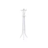 SONGMICS Modern Álló Ruhafogas 9 Akasztós Fém Fehér 176 cm