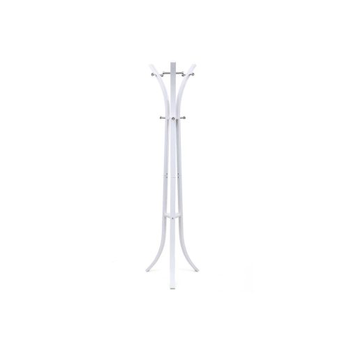 SONGMICS Modern Álló Ruhafogas 9 Akasztós Fém Fehér 176 cm