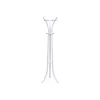SONGMICS Modern Álló Ruhafogas 9 Akasztós Fém Fehér 176 cm