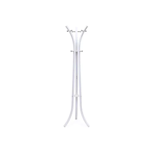 SONGMICS Modern Álló Ruhafogas 9 Akasztós Fém Fehér 176 cm