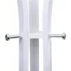 SONGMICS Modern Álló Ruhafogas 9 Akasztós Fém Fehér 176 cm